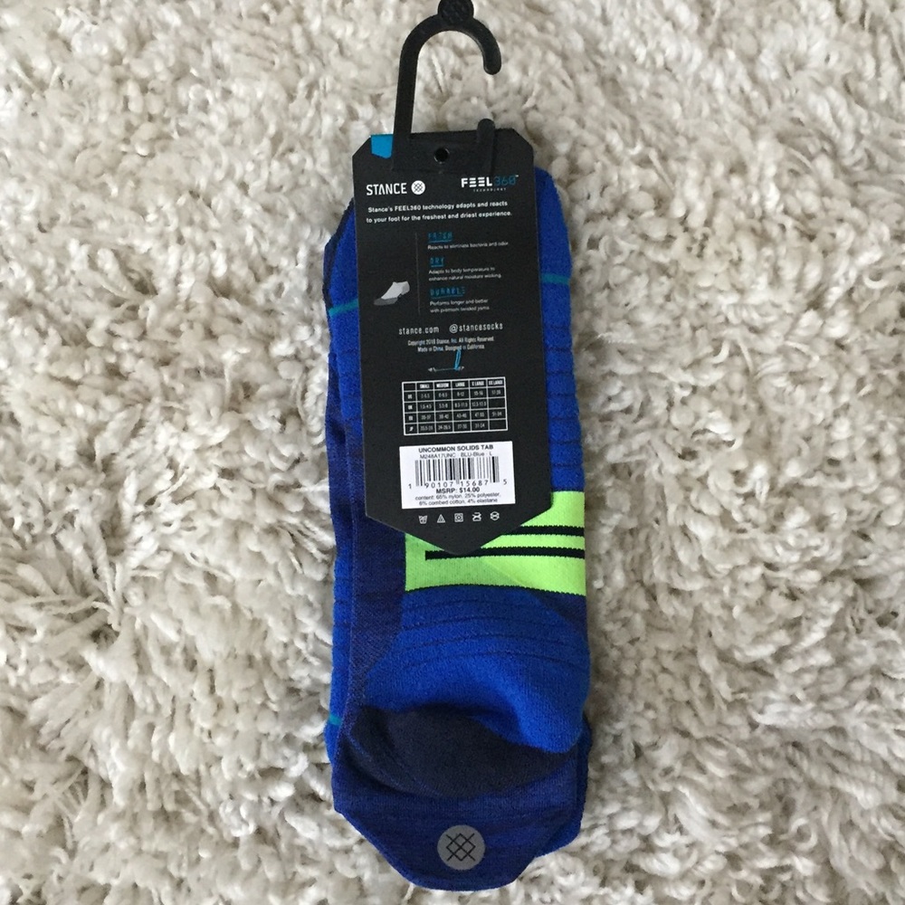 Stance Feel 360 Run No Show Socks L Compression - Picture 3 of 4